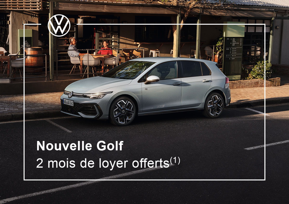 Nouvelle Golf, 2 mois de loyer offerts